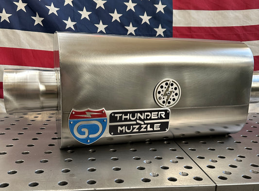 4 inch Thunder Muzzle Diesel Muffler Gen 2