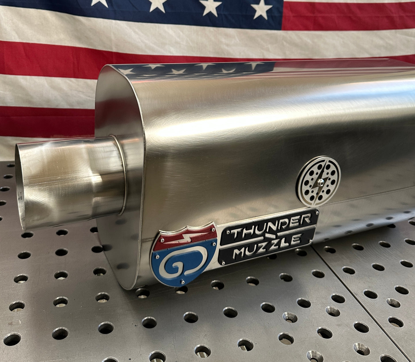 4 inch Thunder Muzzle Diesel Muffler Gen 2