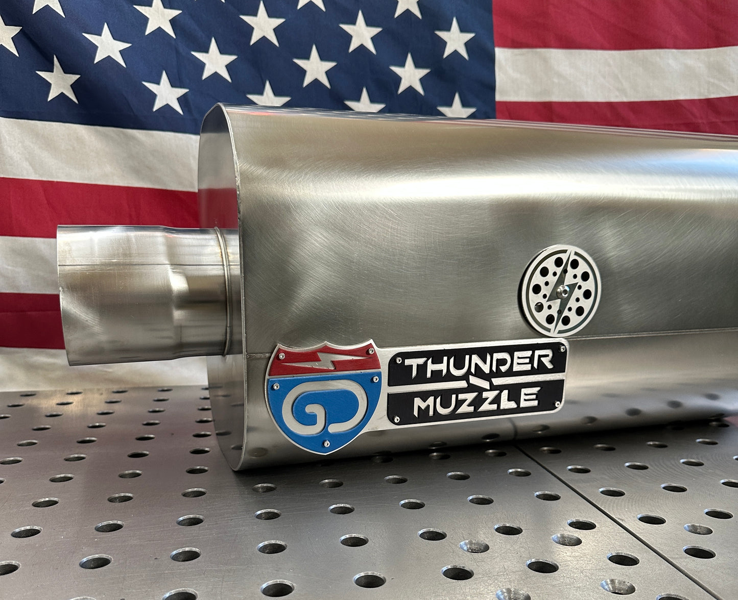 4 inch Thunder Muzzle Diesel Muffler Gen 2