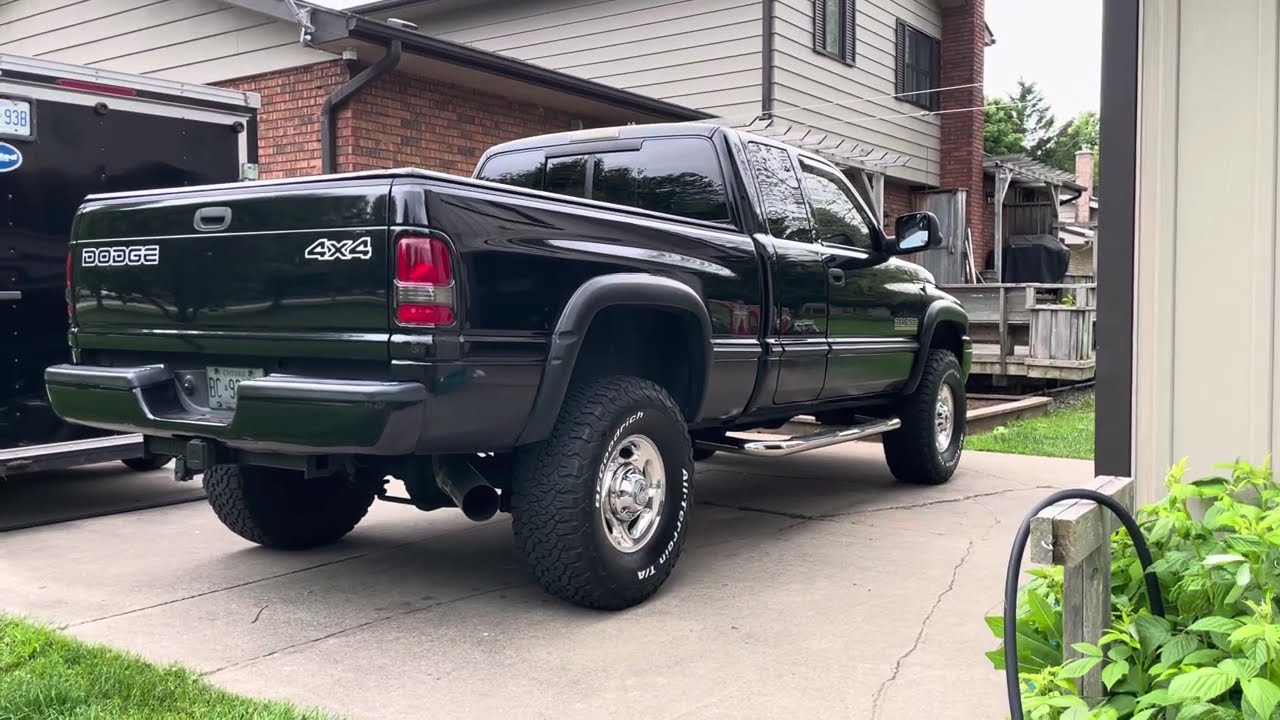 Load video: 5-inch Thunder Muzzle installed and sound-tested on a 24V Cummins